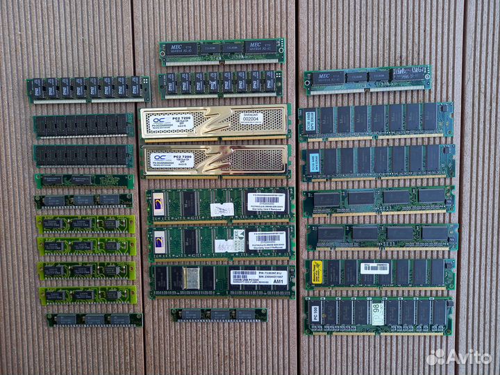Оперативная память simm / sdram / DDR / DDR2