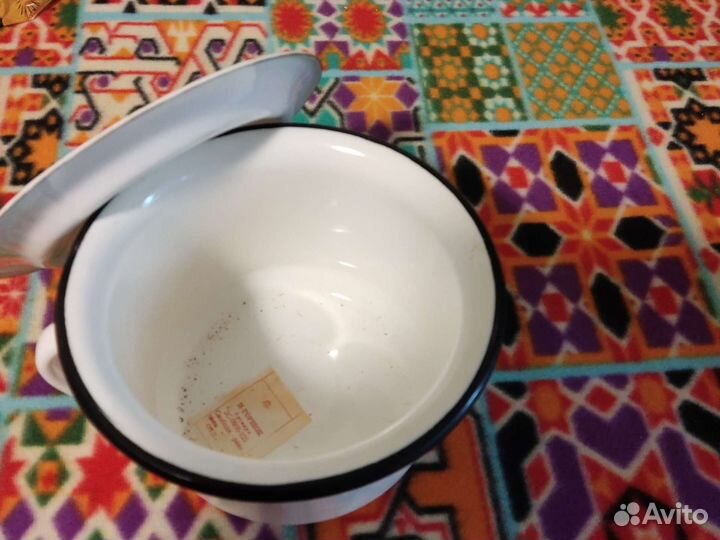 Ночная ваза эмалированная 3 л СССР новая