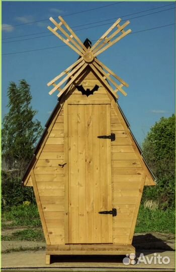 Дачный туалет с лебедем XDO