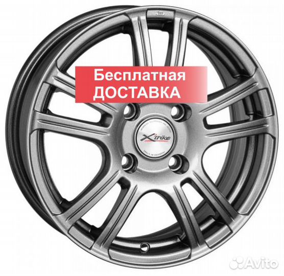 Диски X'trike X-105 HSB 6x15 4x100 ET 45 Dia 54.1