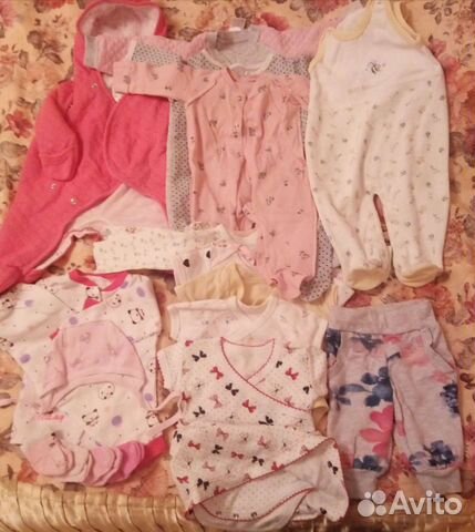 Пакет вешей для девочки 0-3 м