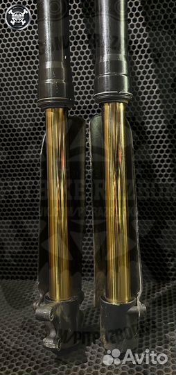 Передняя подвеска с регулировками на питбайк