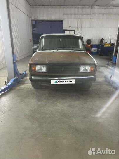 ВАЗ 2107 1.7 МТ, 2011, битый, 92 135 км