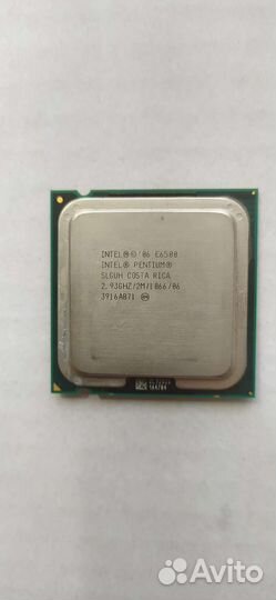 Процессор Pentium Dual Core E6500 2930MHz
