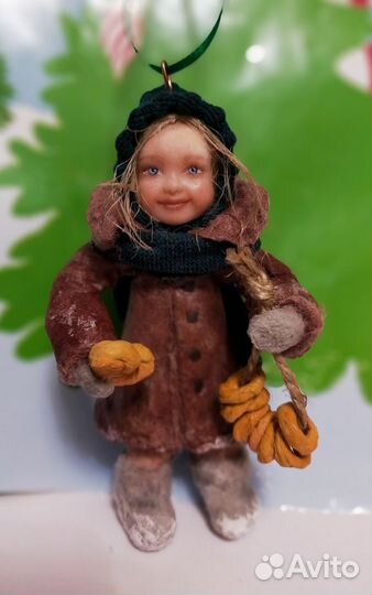 Ватные ёлочные игрушки