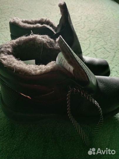 Зимние рабочие ботинки с натуральным мехом