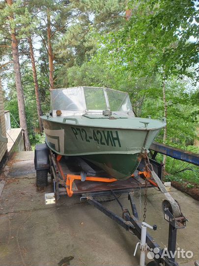 Лодка Прогресс 4+мотор tohatsu 40+прицеп