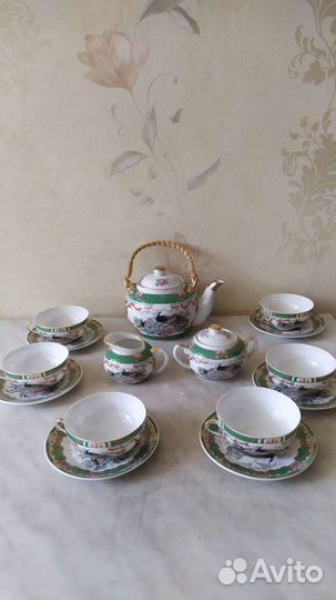 Сервиз 15предм.без короб.есть недочет. В описание