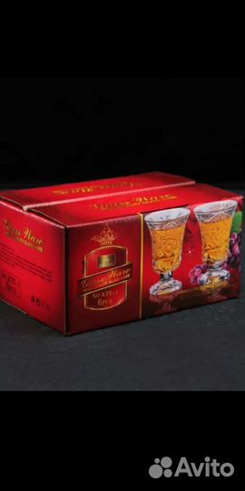 Рюмки гранëнные лафитники 12 шт. новые