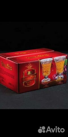 Рюмки гранëнные лафитники 12 шт. новые