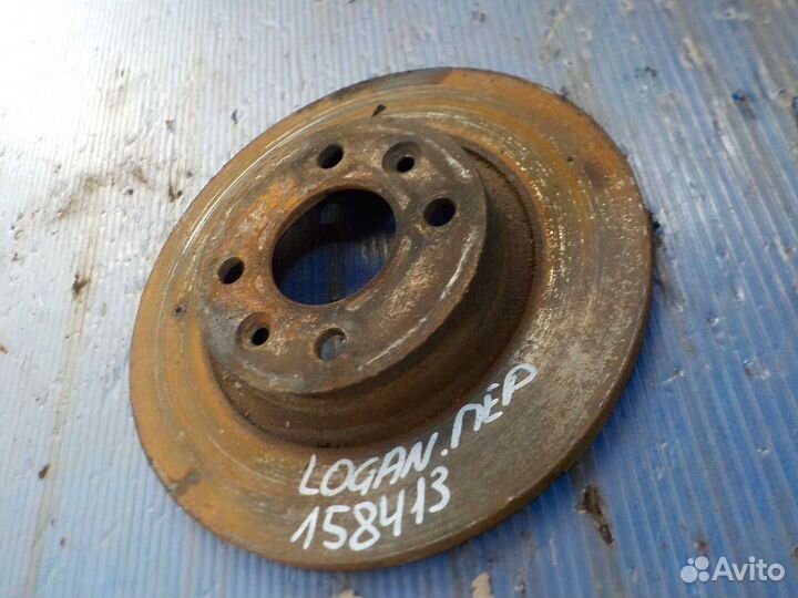 Тормозной диск передний renault logan