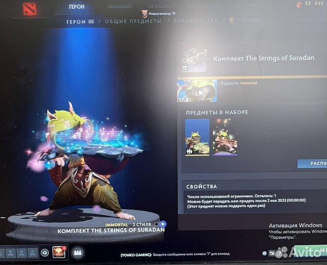 Immortal / collectors cache 2022 (dota 2)