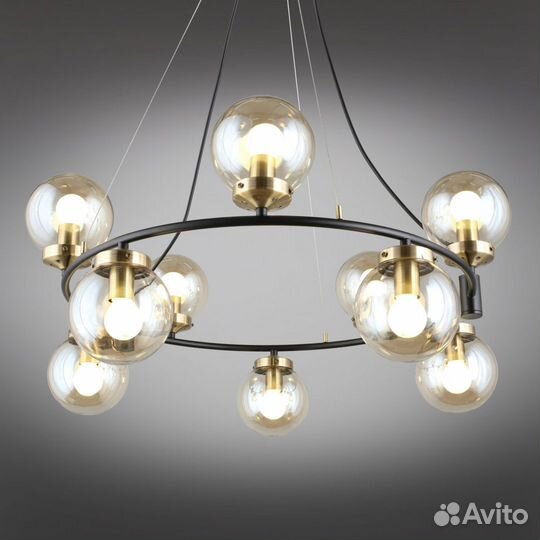 Люстра подвесная лофт, современная с пультом