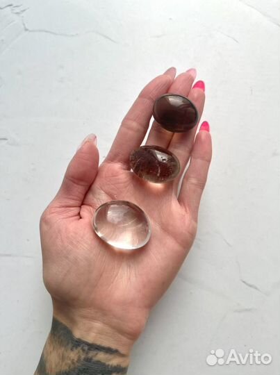 Горный хрусталь, раухтопаз, дымчатый кварц