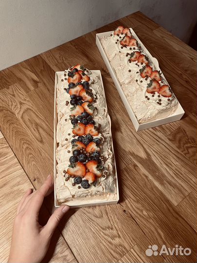 Меренговый рулет