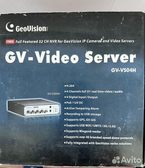 Видеосервер Geovision GV-VS04H