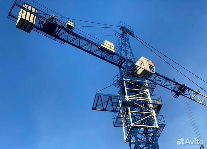 Башенный кран dahan QTZ80 (5613) с оголовком