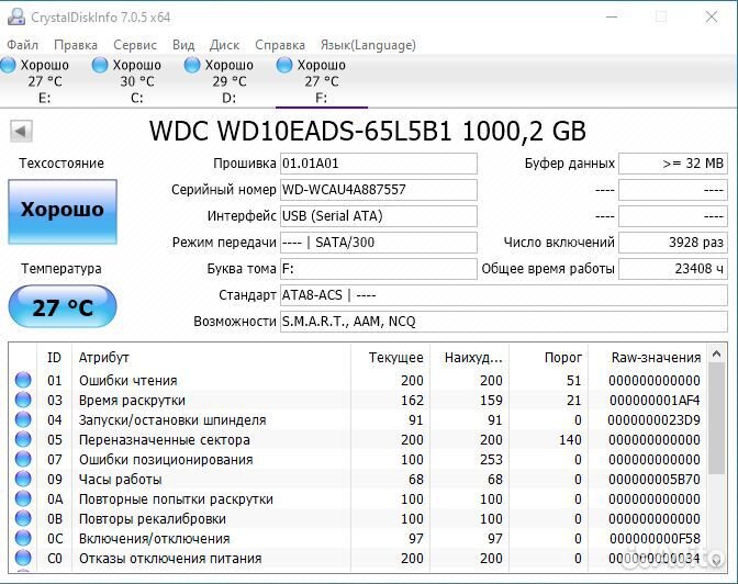 Жесткий диск HDD