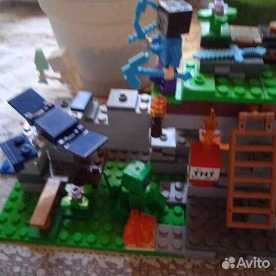 Lego minecraft шахта