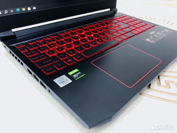 Игровой Acer Nitro 5/Ryzen 4600/GTX 1650Ti/SSD+HDD