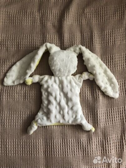 Подушка-комфортер-грелка Amarobaby желтый зайка