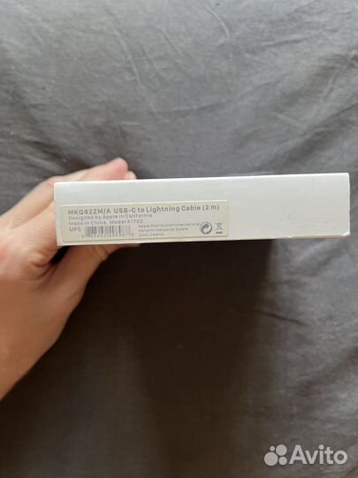 Кабель Lightning Apple Lightning to USB-C Cable