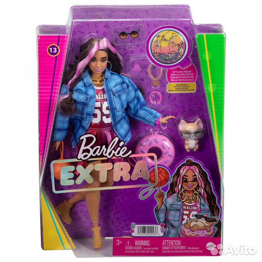 Barbie Extra в платье баскетбольный стиль