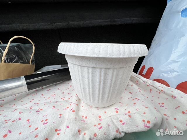 Горшки для цветов пластиковые, 9шт