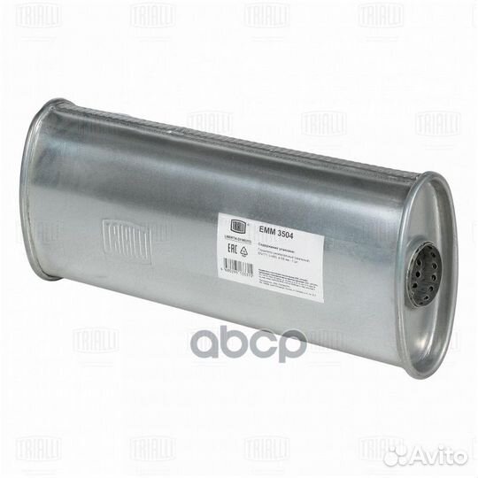 Глушитель универсальный (овальный) 97х171, L400