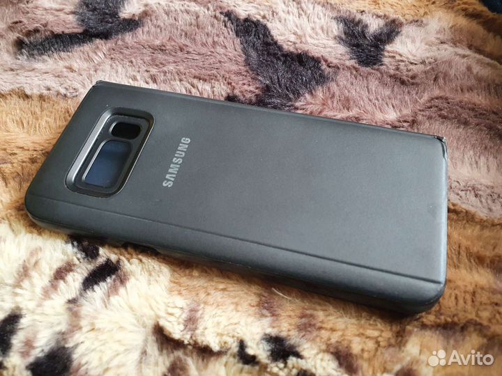 Чехол сlear view на Samsung S8+