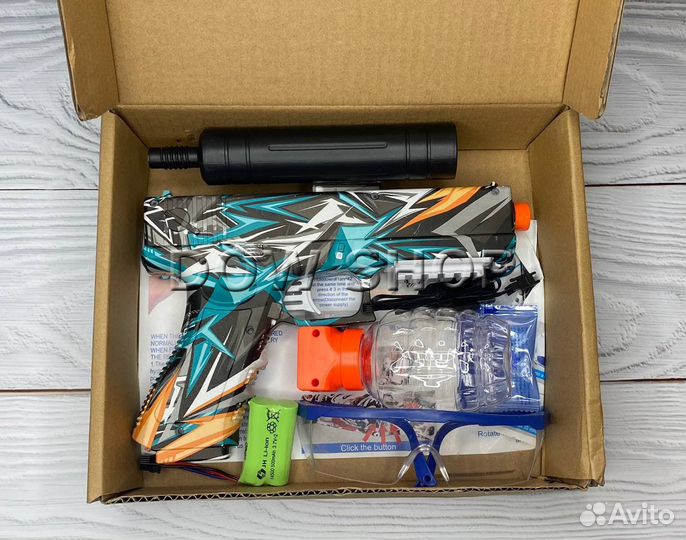 Детский пистолет Glock Orbeez Синий