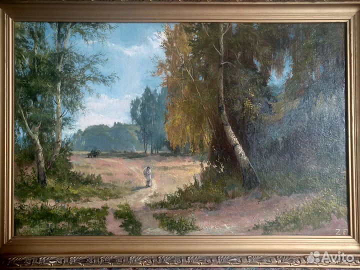 Картина маслом на холсте в раме