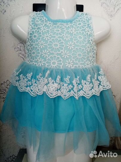 Платье 6-12 мес