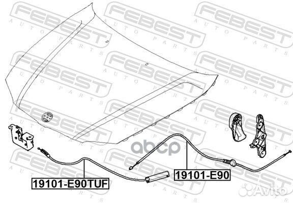 Трос открывания капота BMW 3 E90/X1 E84 19101-E