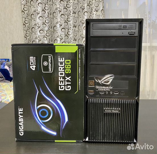 Игровой компьютер Intel i7-2600/16Gb/GTX960 4Gb