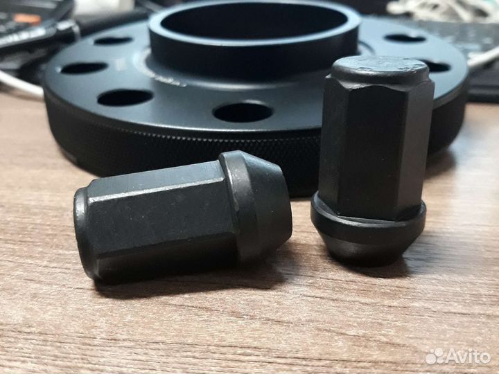 Черные гайки италия цинк высокие