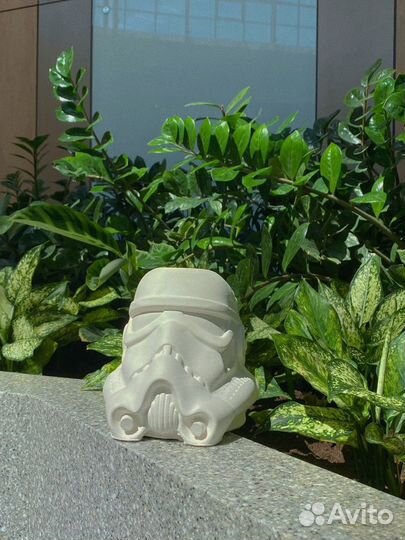 Гипсовые кашпо Грут Штурмовик Дарт Вейдер