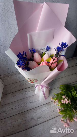 Цветы из мыла