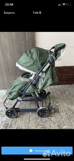 Санки коляска ника 8 1