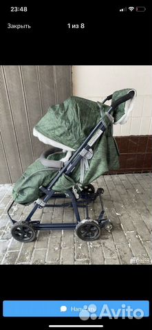 Санки коляска ника 8 1