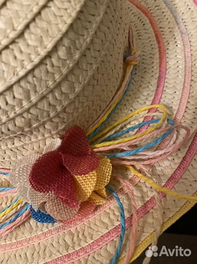 Детская соломенная шляпа