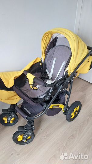 Коляска camarelo 3 в 1