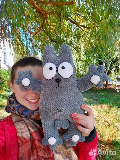 Кот Саймон. Плюшевый кот