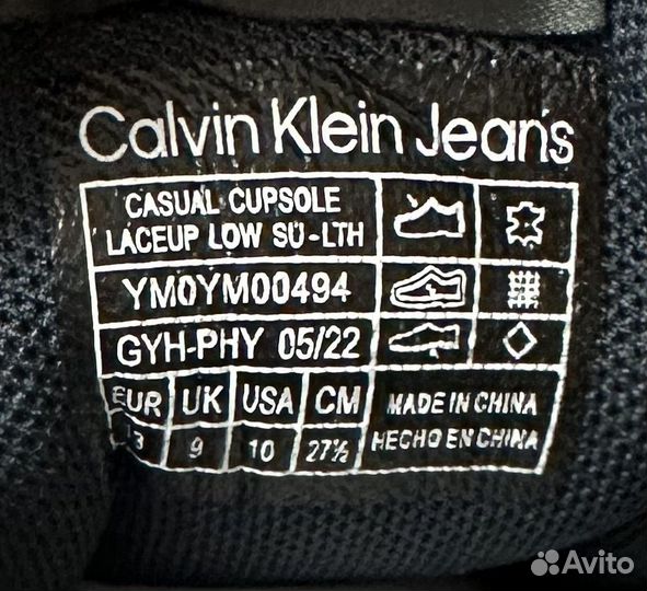 Кеды Calvin Klein Jeans Casual Cupsole