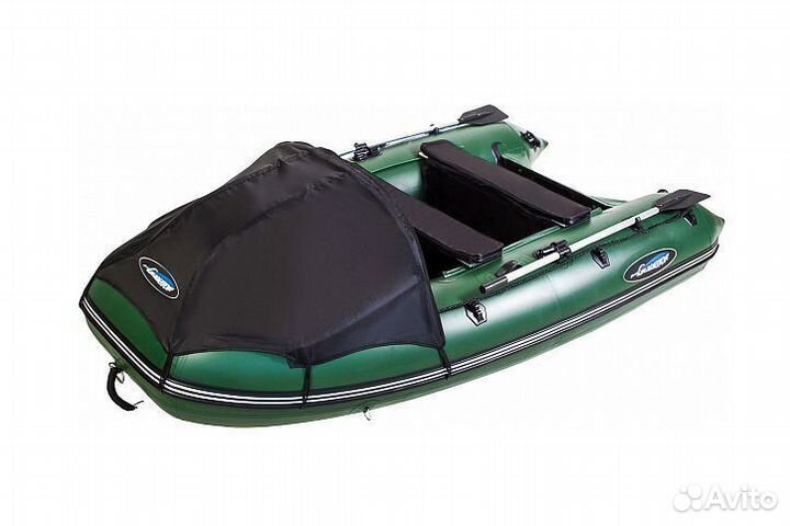 Лодка пвх Gladiator E350 PRO зеленый