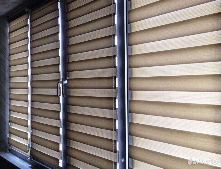 Рулонные и римские шторы, жалюзи на окна