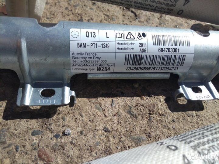 Подушка безопасности Airbag левая Mercedes-Benz