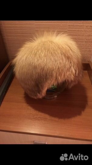 Шапка зимняя меховая женская лиса