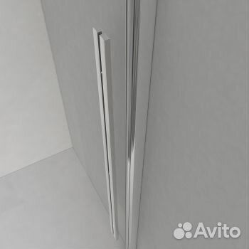 Душ. уголок Vincea 100x80 Хром Lugano vsr-1l1013c