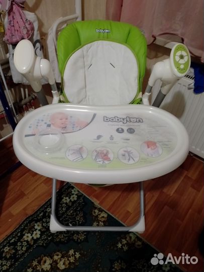 Стульчик для кормления babyton 2 в 1